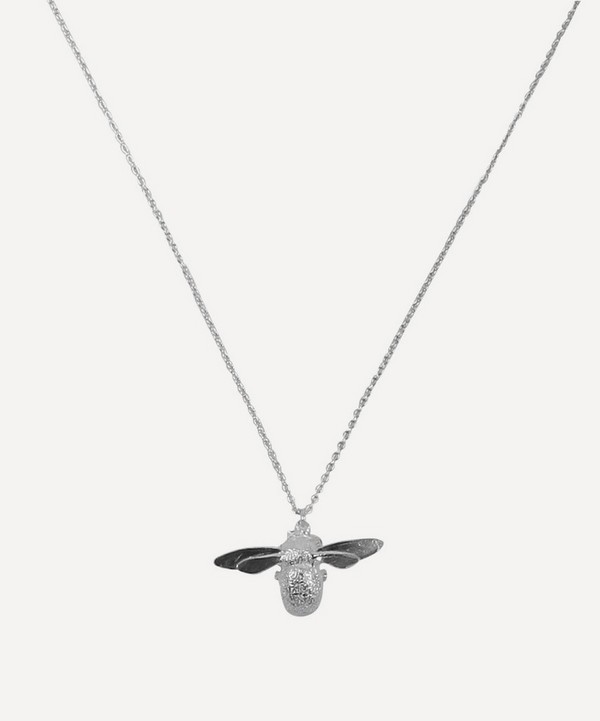 Alex Monroe - Silver Baby Bee Necklace image number null