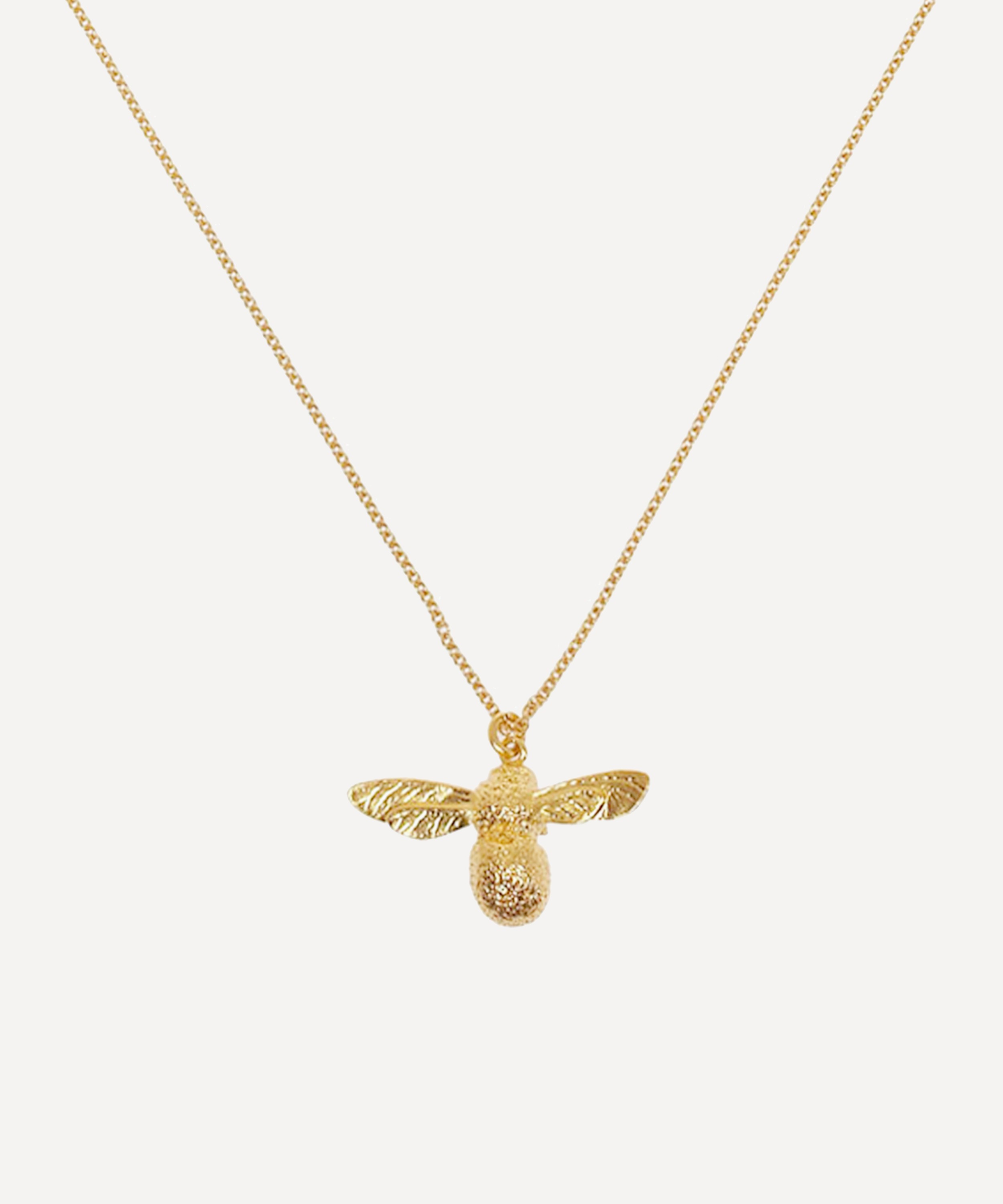 Alex Monroe Gold-Plated Baby Bee Necklace | Liberty