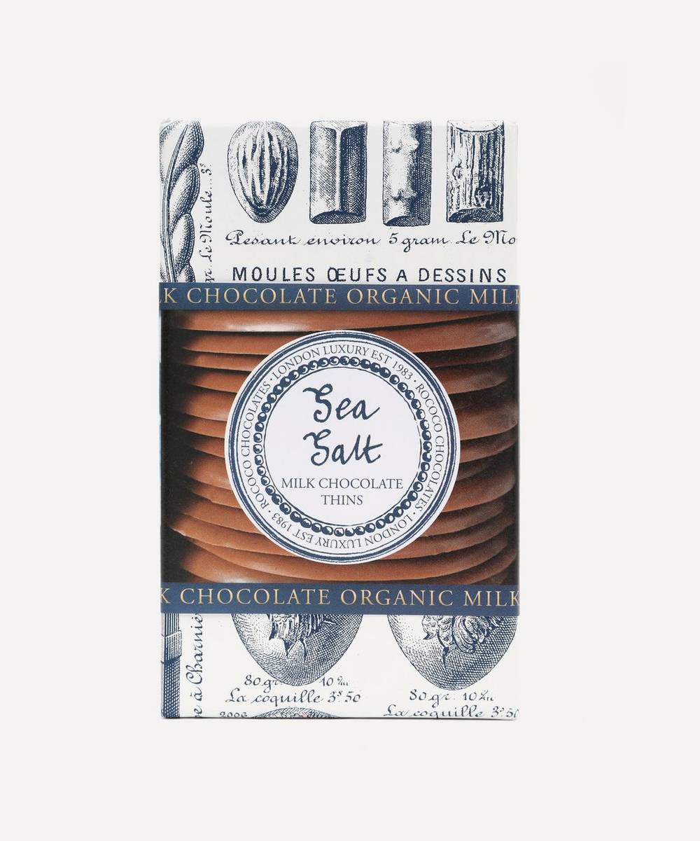 Rococo - Organic Sea Salt Milk Chocolate Thins 150g