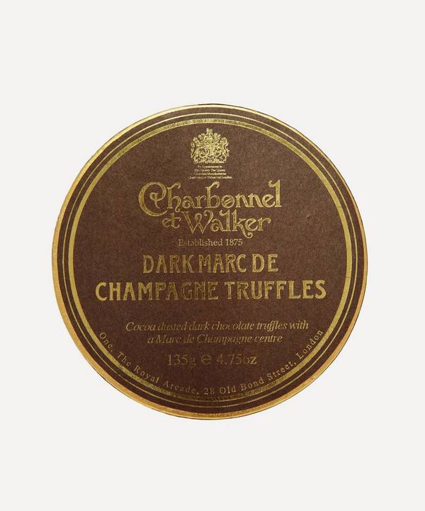 Charbonnel et Walker - Dark Marc De Champagne Truffles 135g image number 0