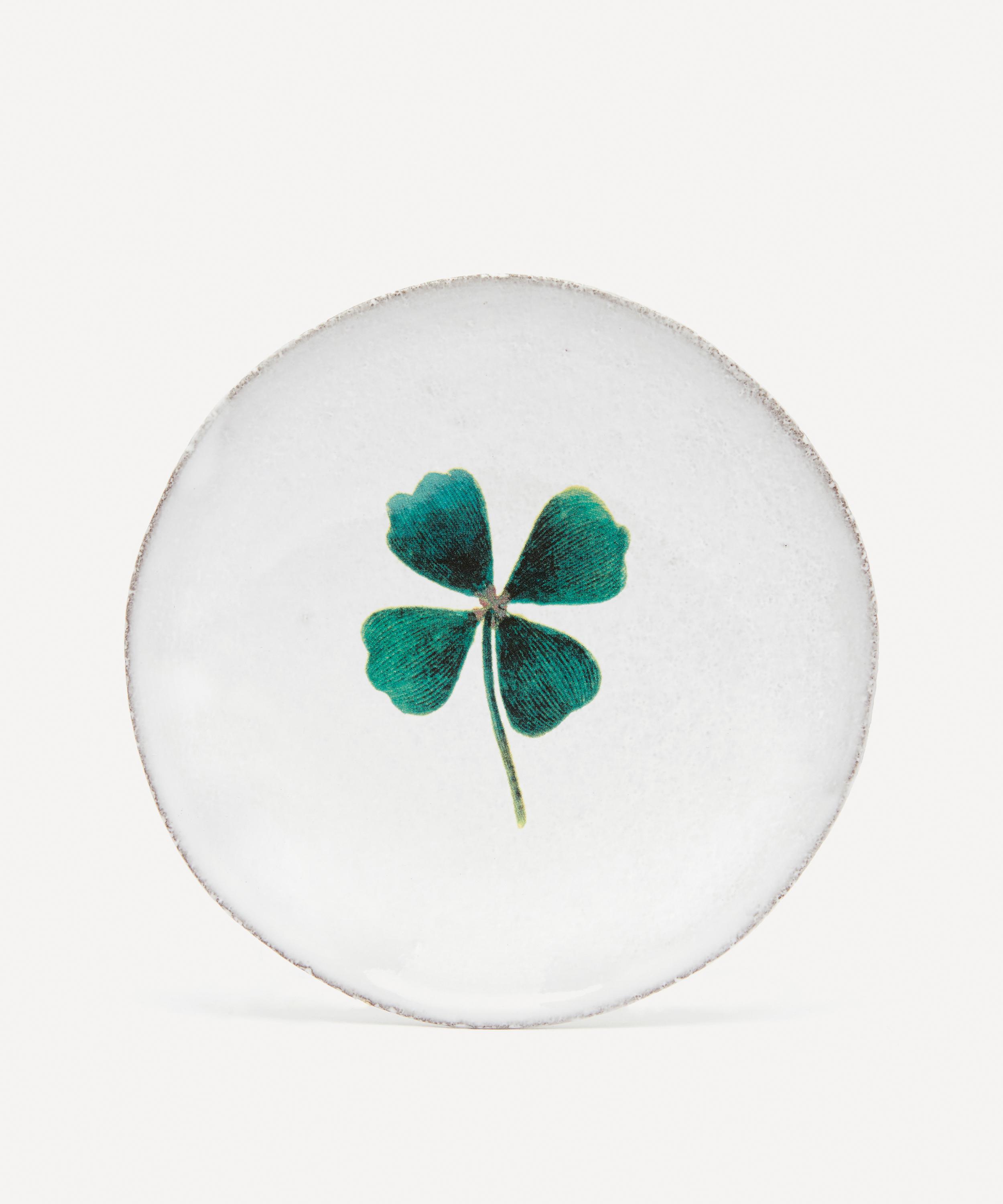 Astier de Villatte - Four-Leaf Clover Saucer image number 0