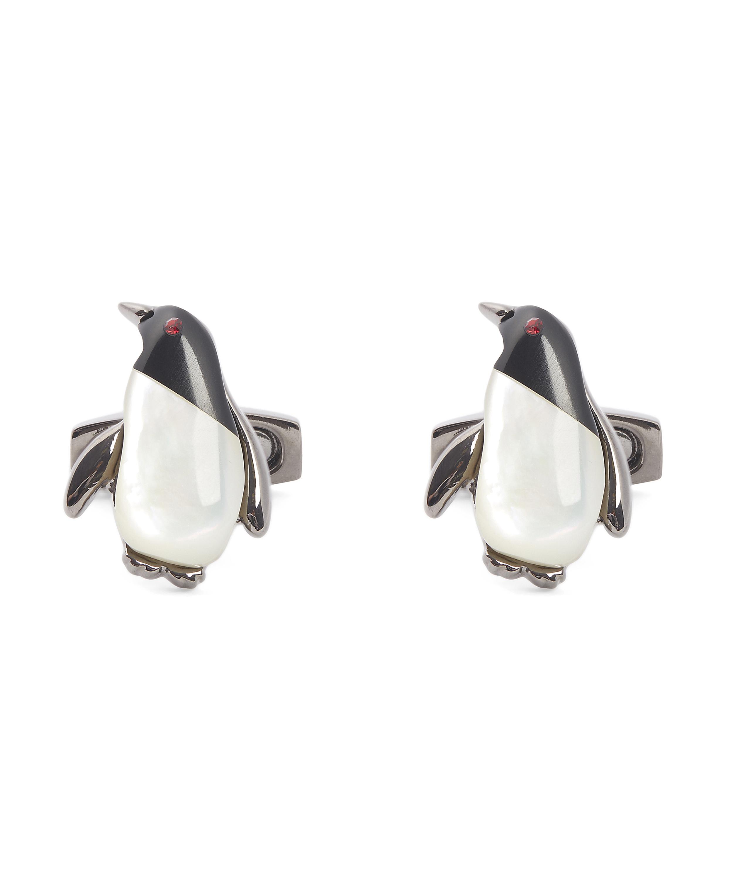 Mother Of Pearl Penguin Cufflinks Liberty