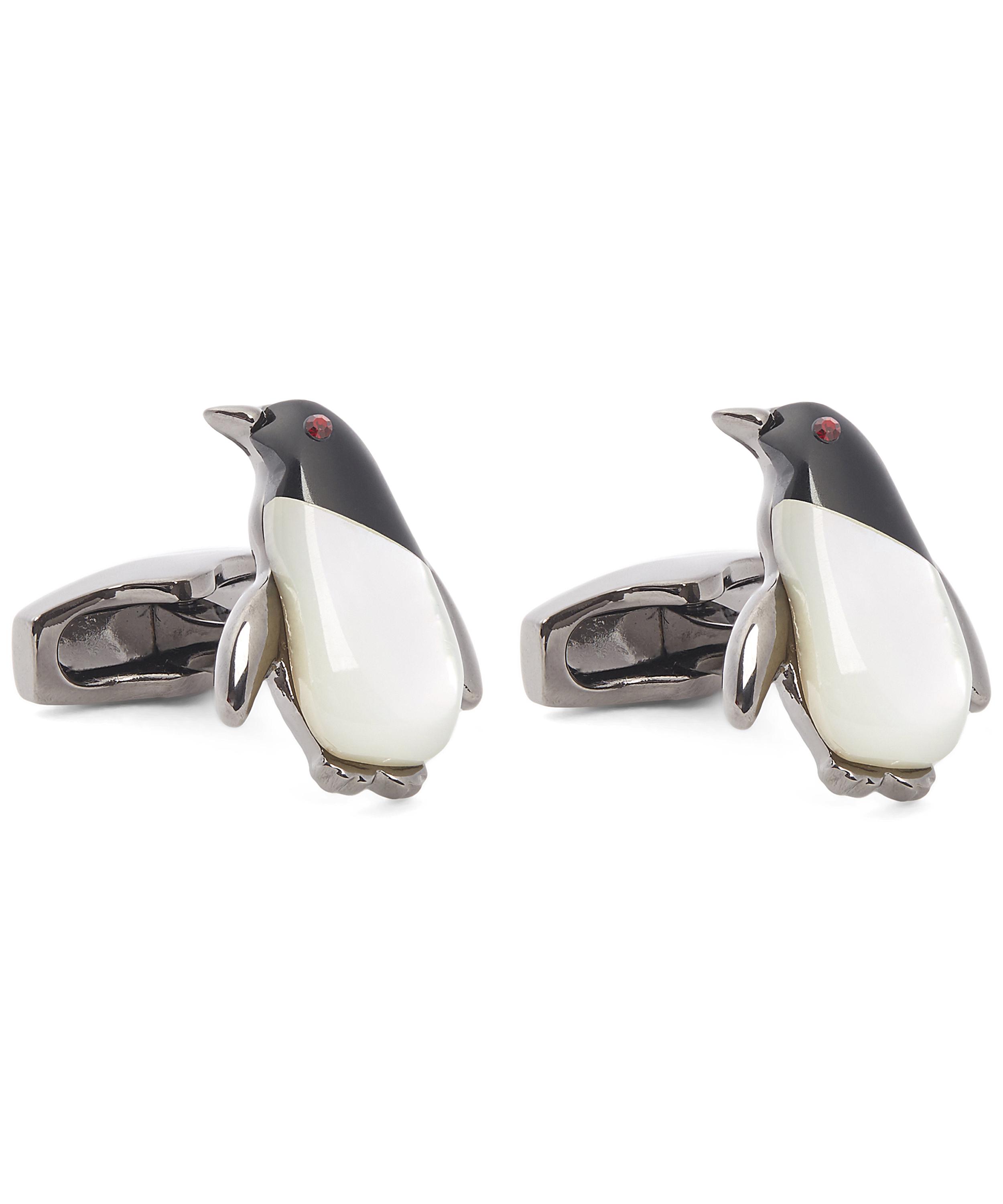 Mother Of Pearl Penguin Cufflinks Liberty