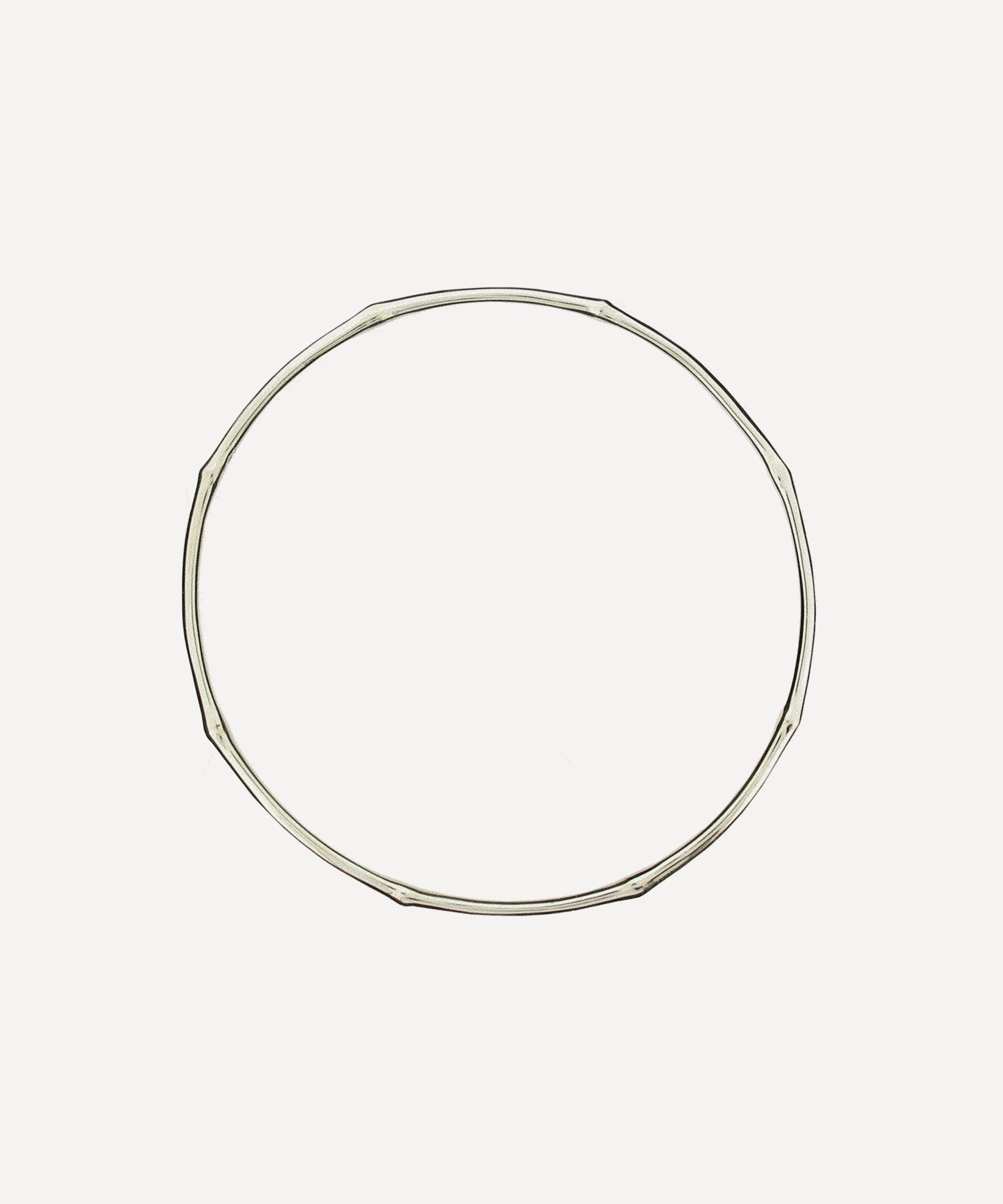 Dinny Hall - Silver Bamboo Bangle image number 