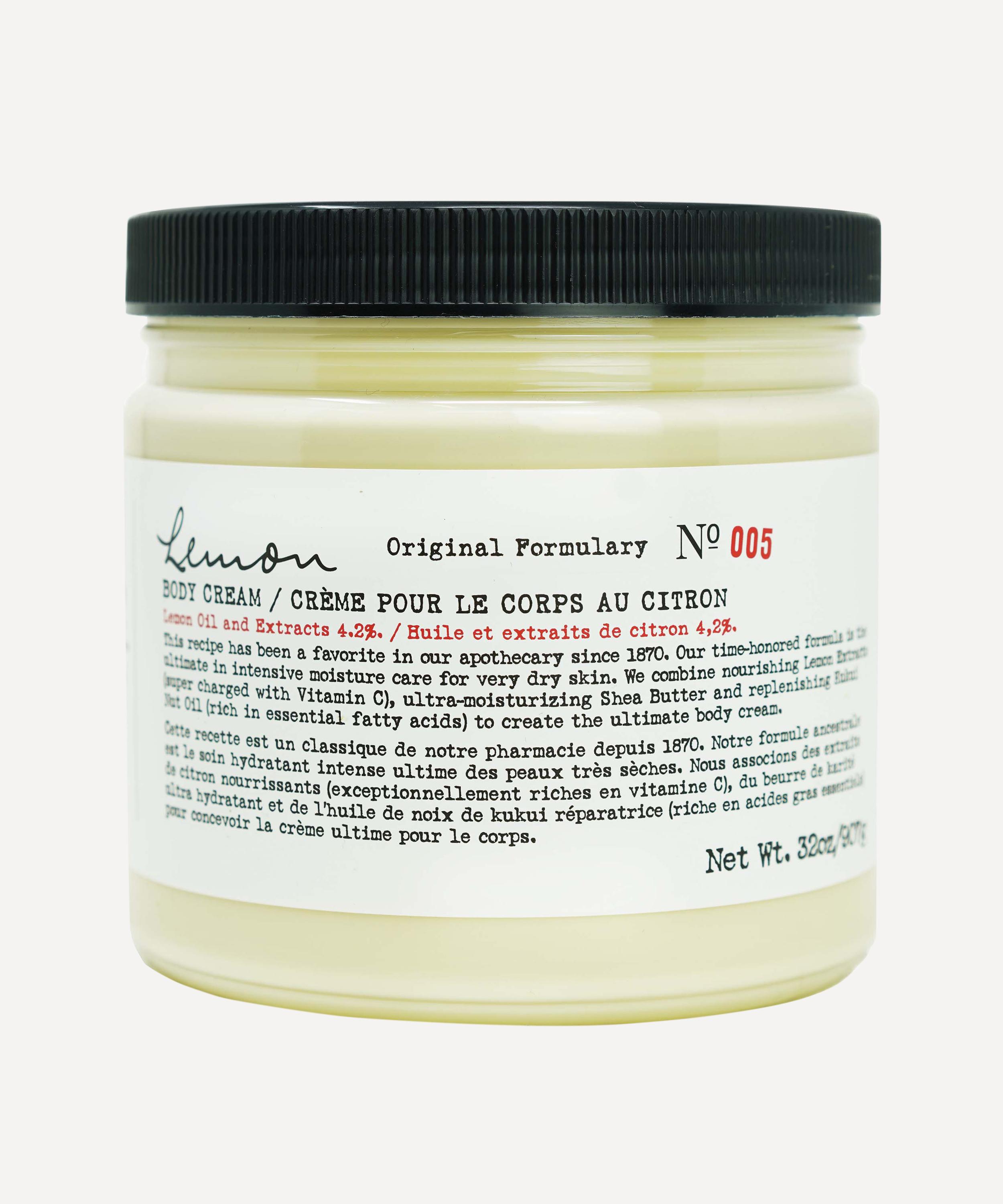 C.O. Bigelow - Lemon Body Cream No.005 907g image number 0