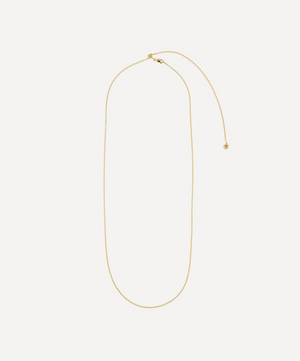 Gold Plated Vermeil Silver 32" Rolo Chain Necklace