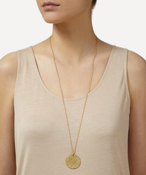 Monica Vinader - Gold Plated Vermeil Silver 32" Rolo Chain Necklace image number 1