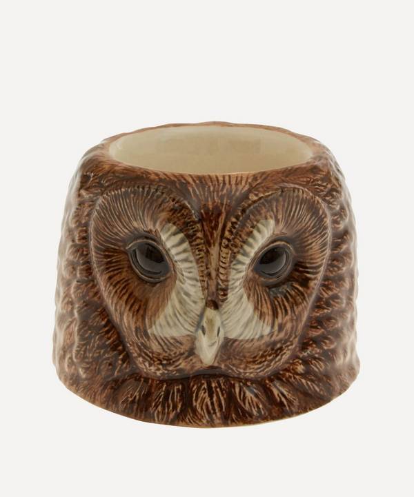 Quail - Tawny Owl Face Egg Cup image number 0