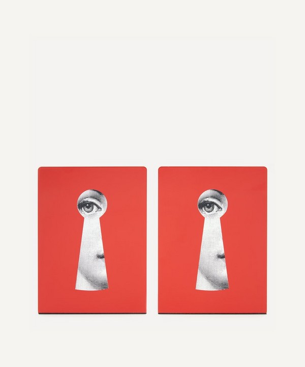 Fornasetti - Pair of Serratura Bookends image number null