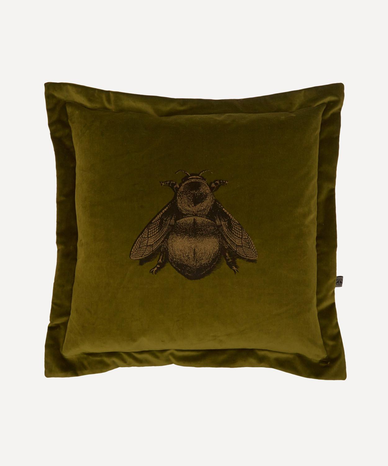 Timorous Beasties - Napoleon Bee Velvet Cushion image number 0