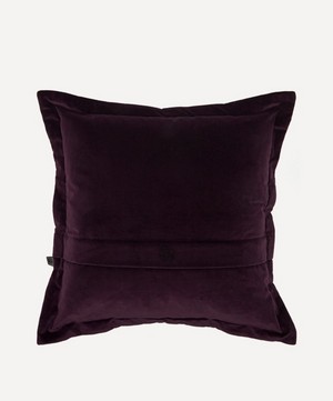Timorous Beasties - Thistle Velvet Cushion image number 2