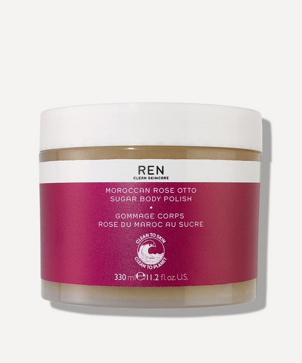 REN Clean Skincare - Moroccan Rose Otto Sugar Body Polish 330ml image number null
