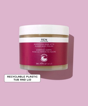 REN Clean Skincare - Moroccan Rose Otto Sugar Body Polish 330ml image number 1