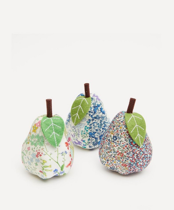 Liberty - Patchwork Print Pear Pin Cushion image number 0