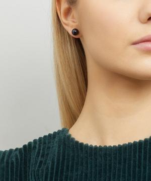 Kojis - Black Pearl Stud Earrings image number 1
