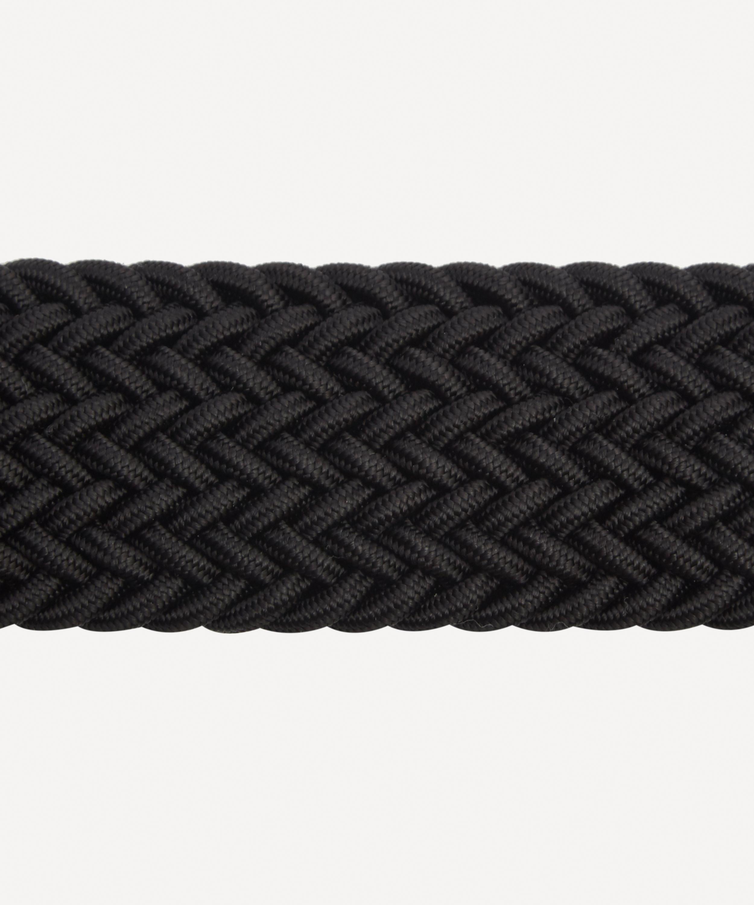 Anderson's -  Leather Trimmed Woven-Stretch Belt image number 2