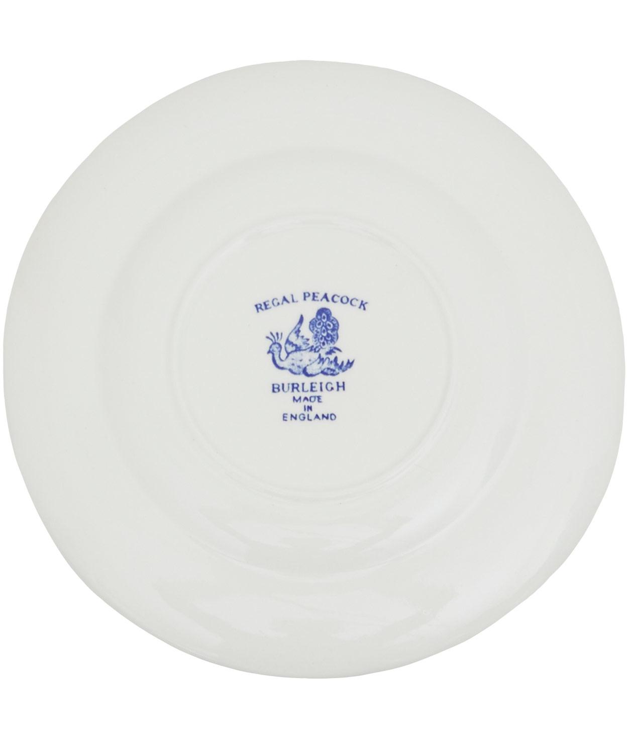 Burleigh -  Regal Peacock Earthenware Plate 25cm image number 1