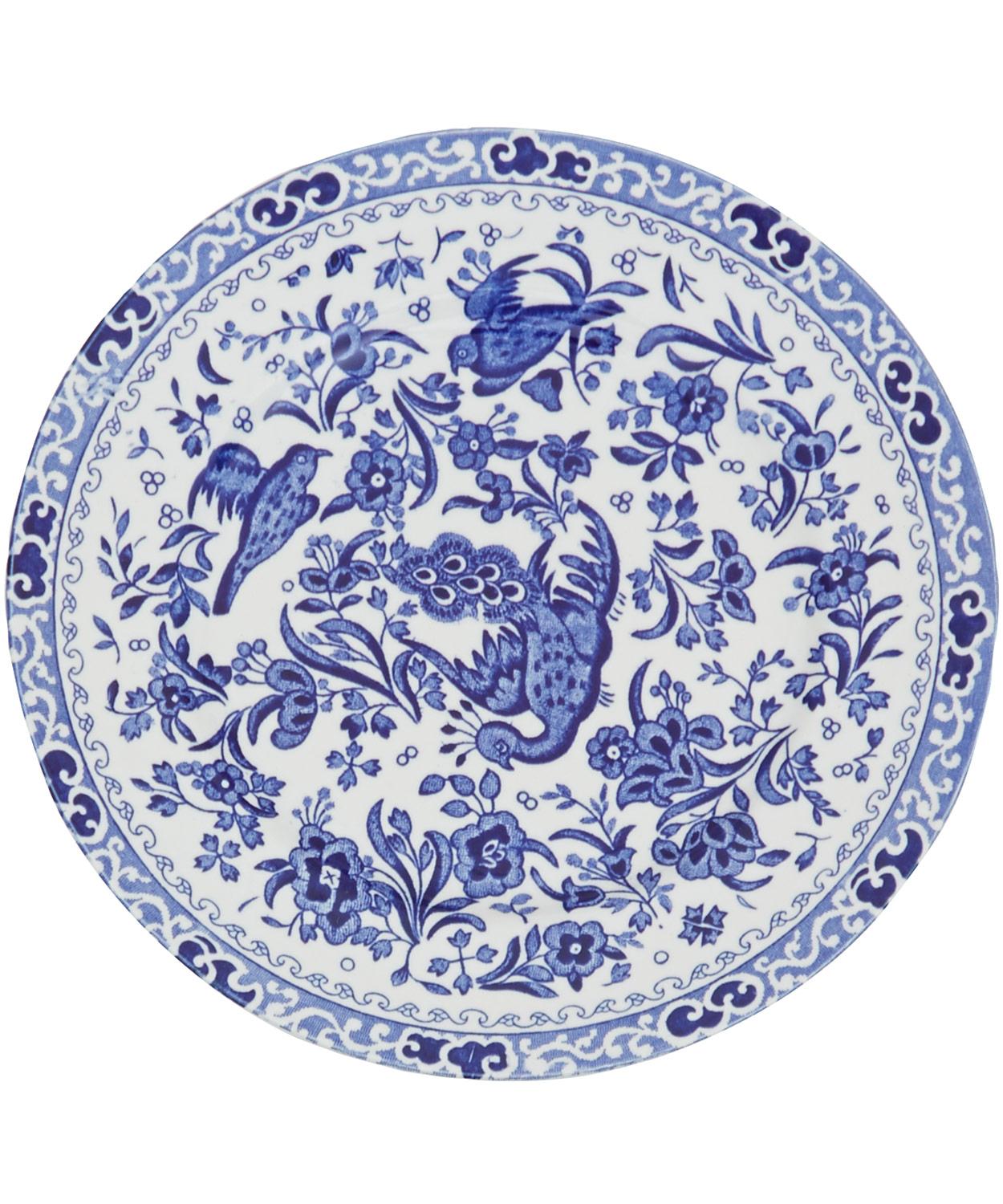 Burleigh -  Regal Peacock Earthenware Plate 17.5cm image number 0