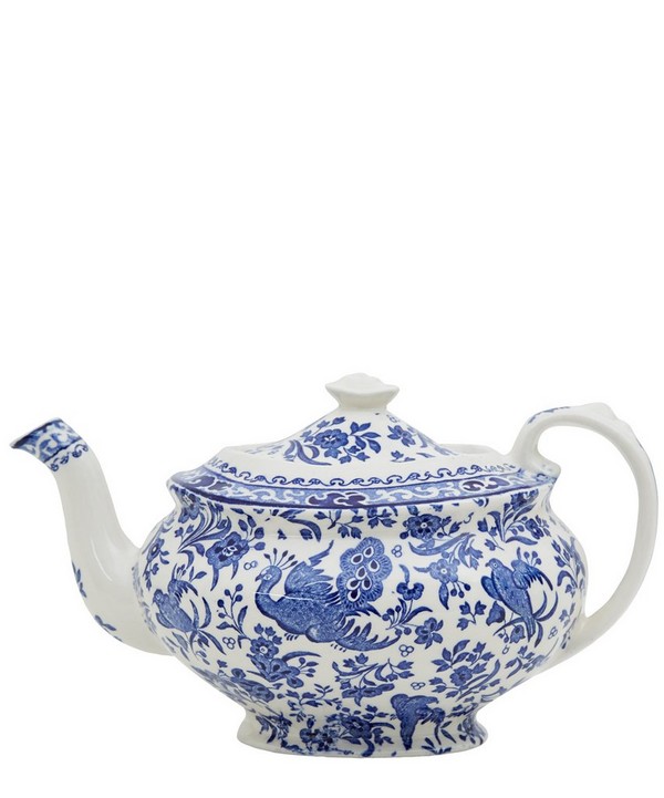 Burleigh -  Regal Peacock Earthenware Teapot image number null
