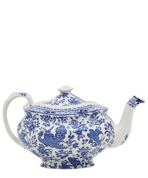 Burleigh -  Regal Peacock Earthenware Teapot image number 1