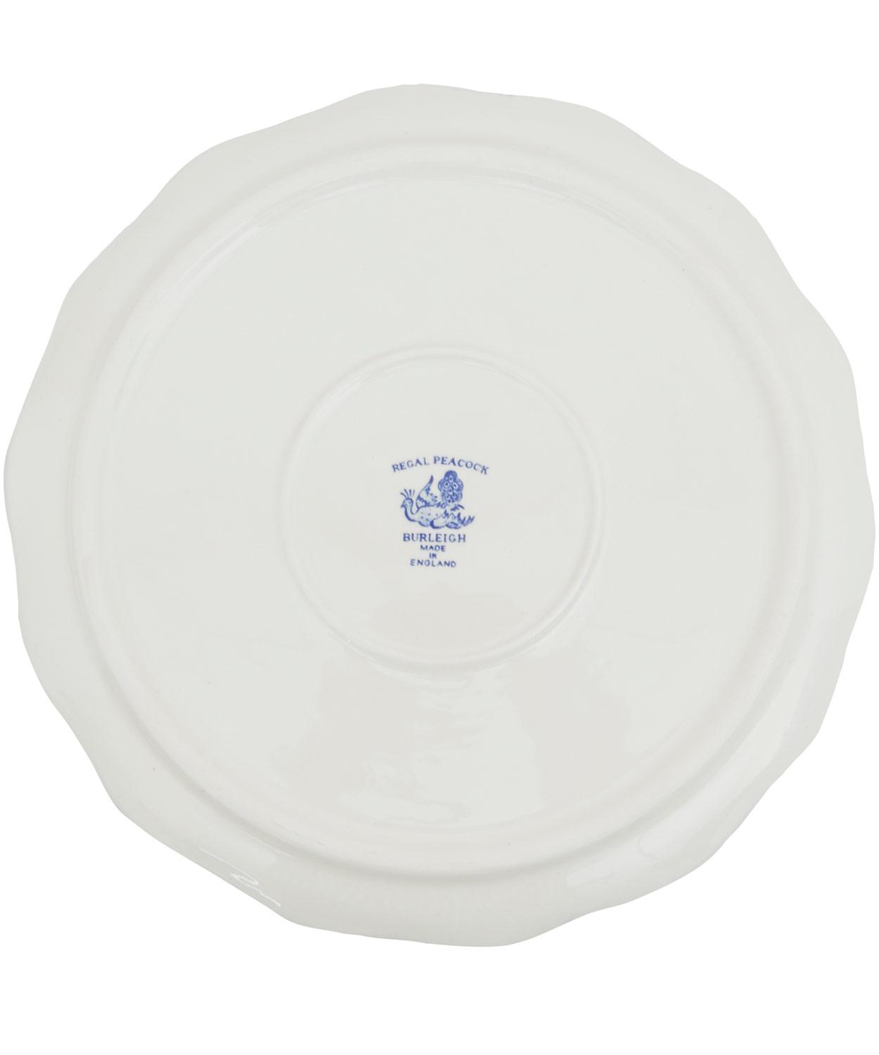 Burleigh -  Regal Peacock Earthenware Cake Plate image number 1