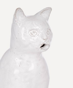 Astier de Villatte - Setsuko Cat Glazed Terracotta Incense Holder image number 4