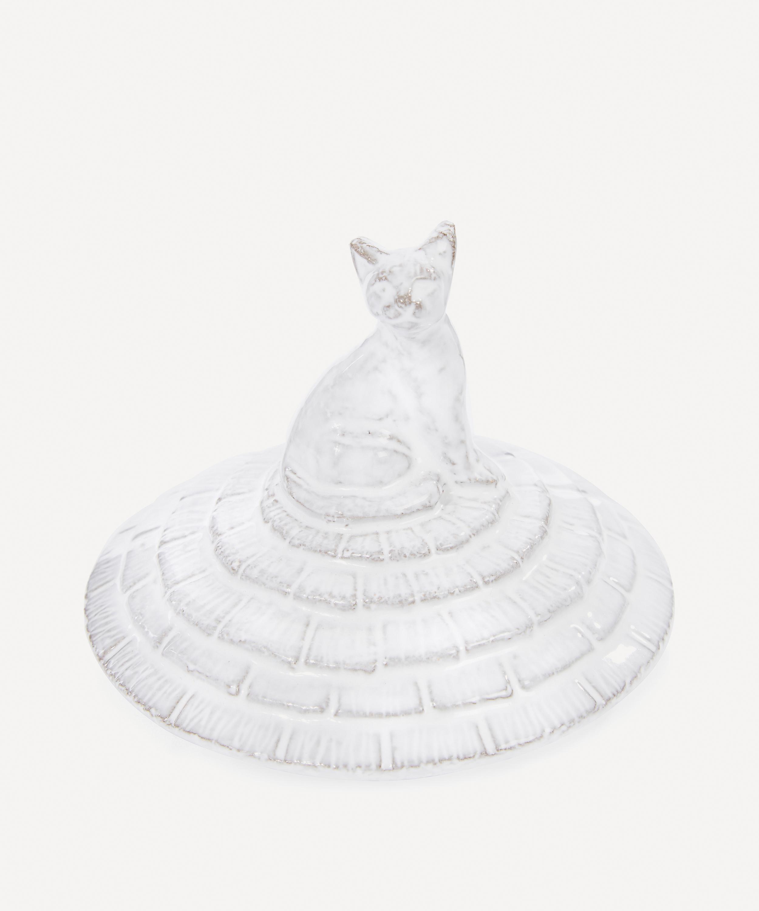 Astier de Villatte - Cat Glazed Terracotta Candle Topper