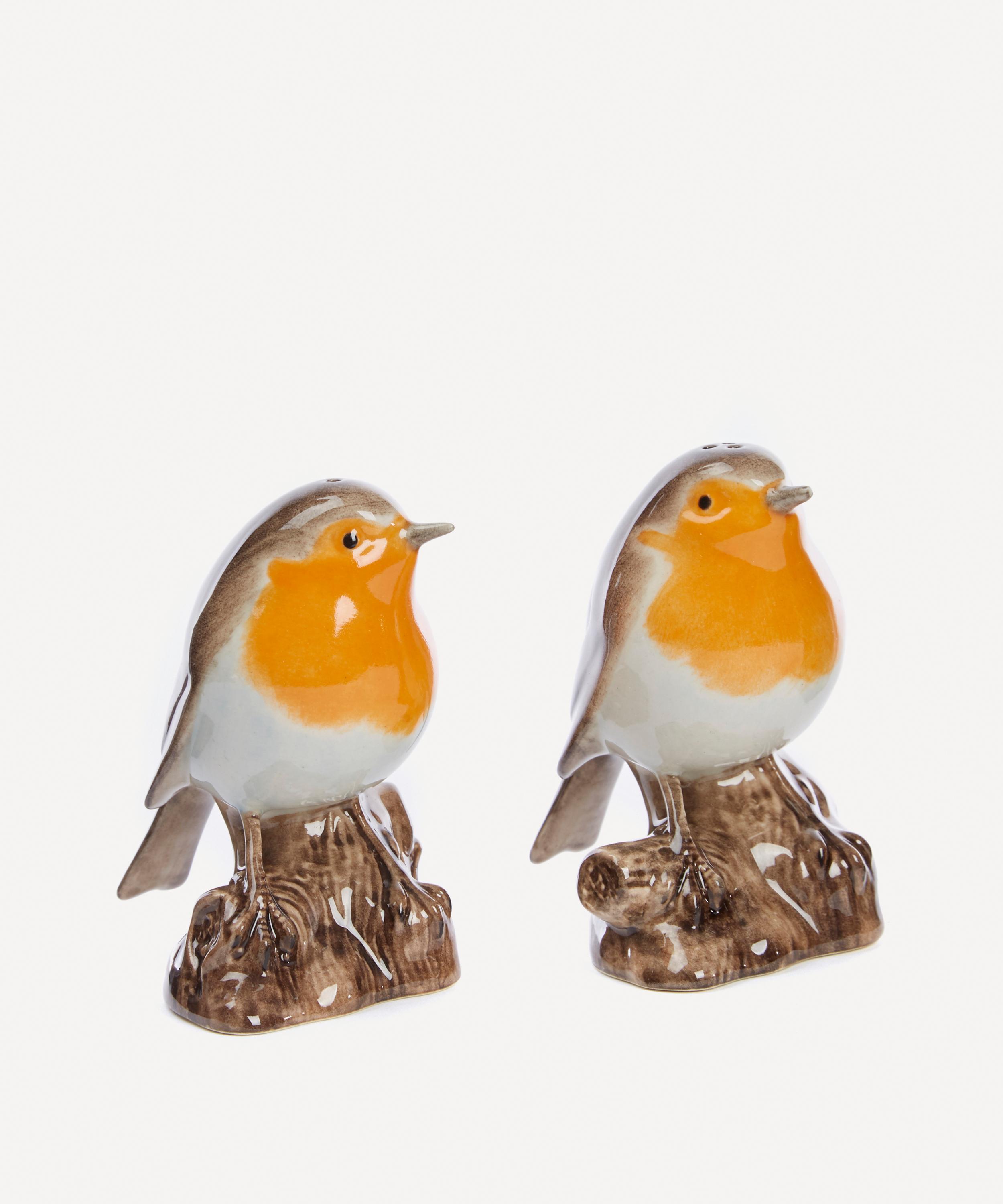 Ceramic Robin Bird Magnetic Salt & Pepper Shakers, Home Décor, Gift fo –  kevinsgiftshoppe