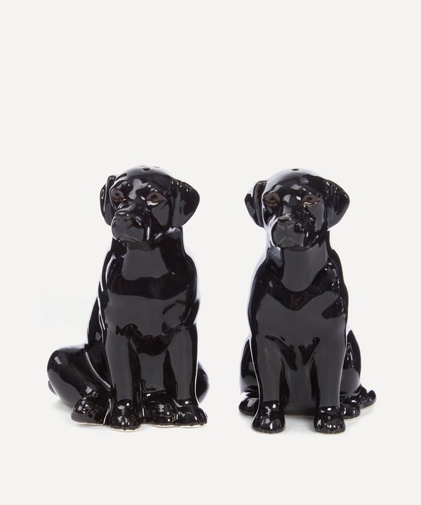 Quail - Black Labrador Salt And Pepper Shakers image number null