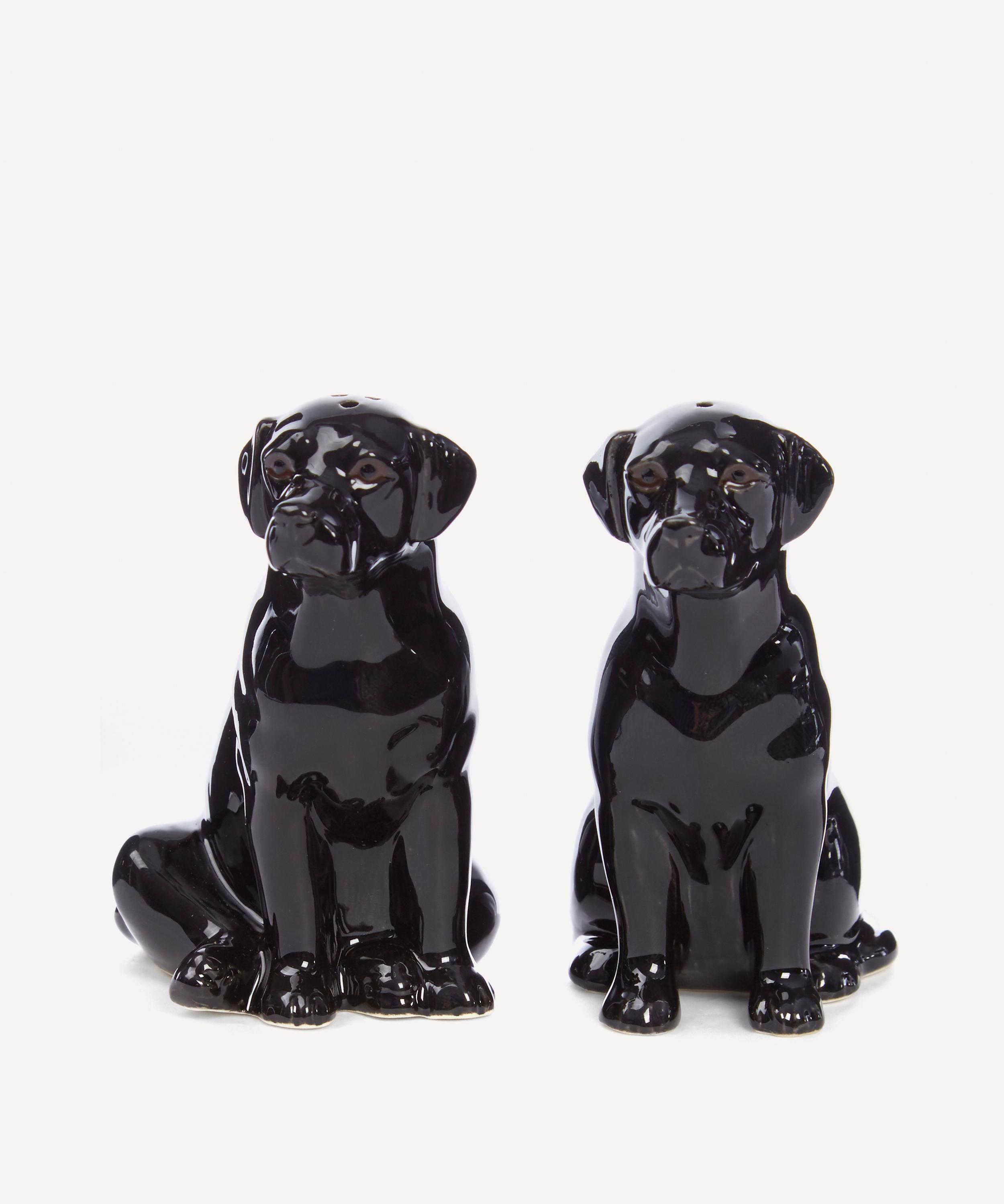 Quail - Black Labrador Salt And Pepper Shakers