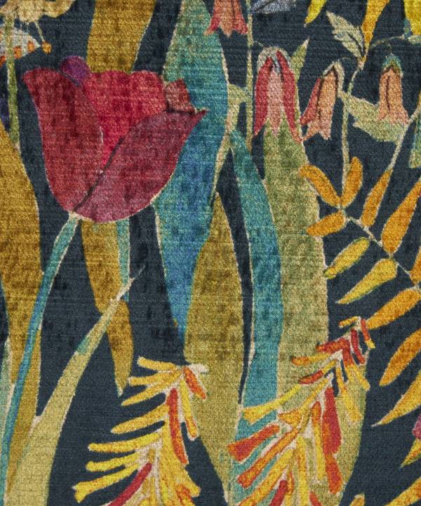 Liberty Fabrics Interiors - Faria Flowers Velvet in Marigold image number 0