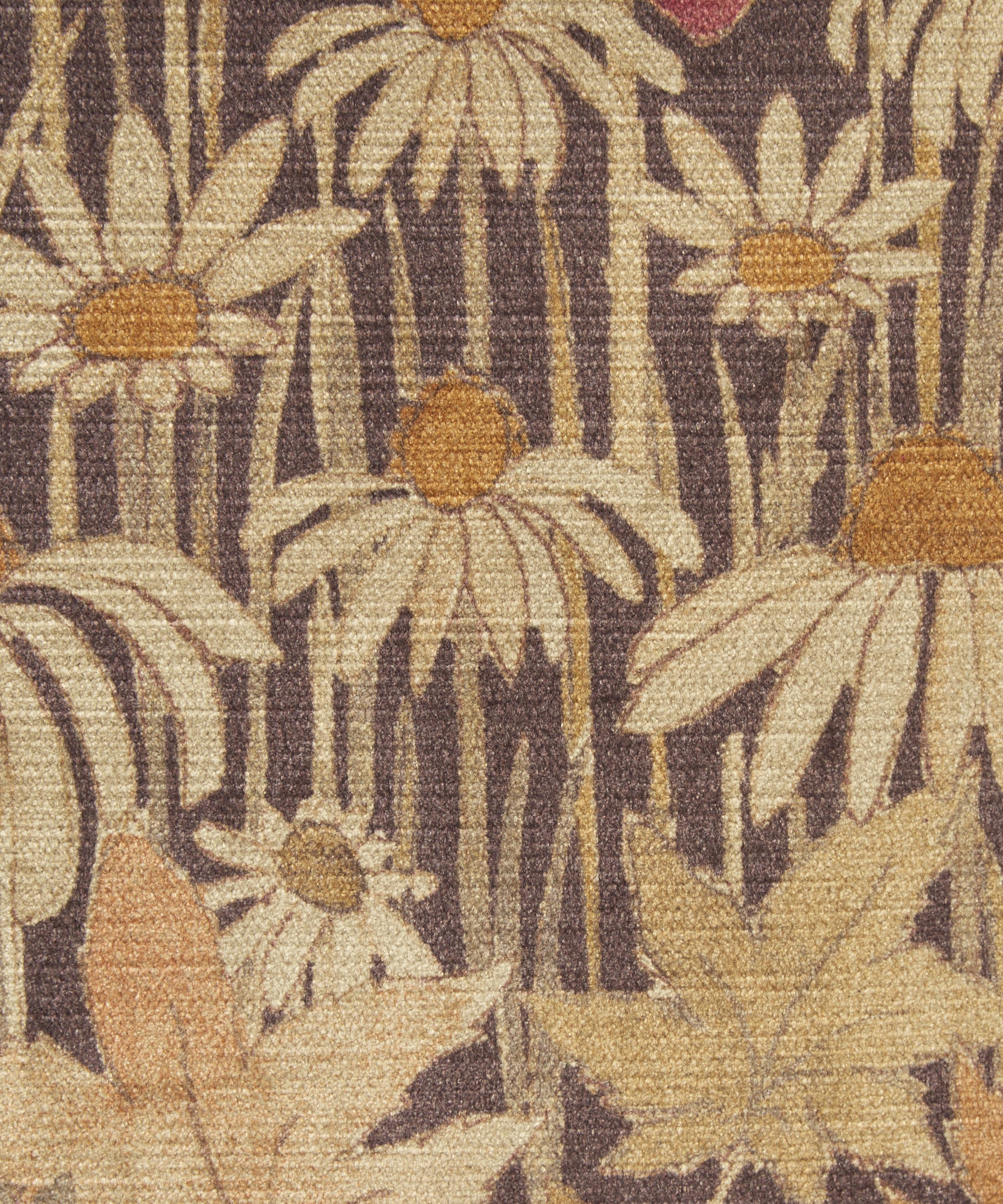 Liberty Fabrics Interiors - Faria Flowers Velvet in Woodpecker