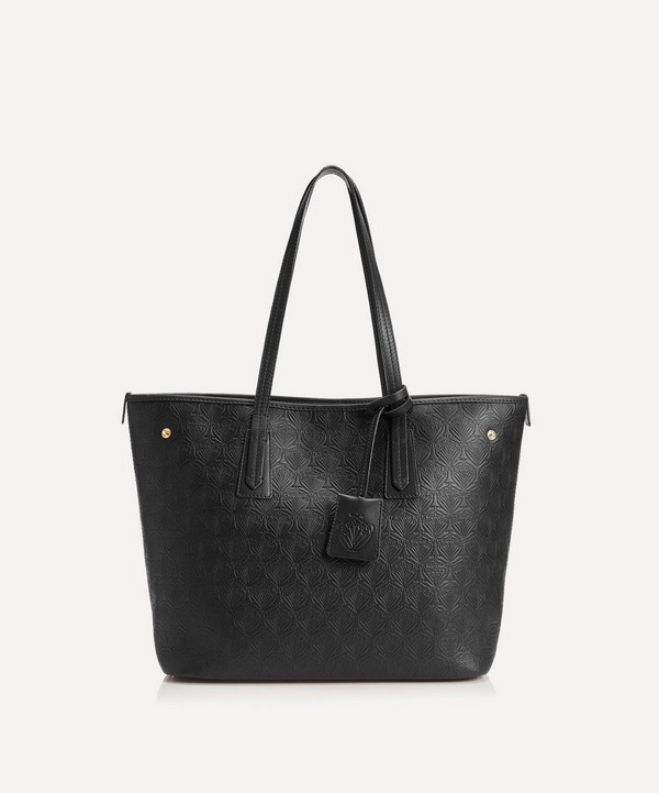 Liberty - Iphis Embossed Leather Little Marlborough Tote Bag image number null