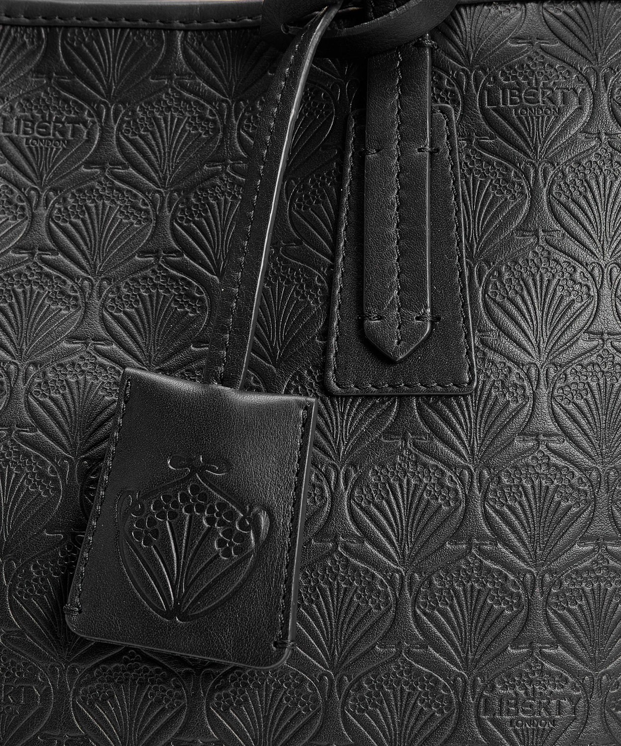 Liberty - Iphis Embossed Leather Little Marlborough Tote Bag image number 4