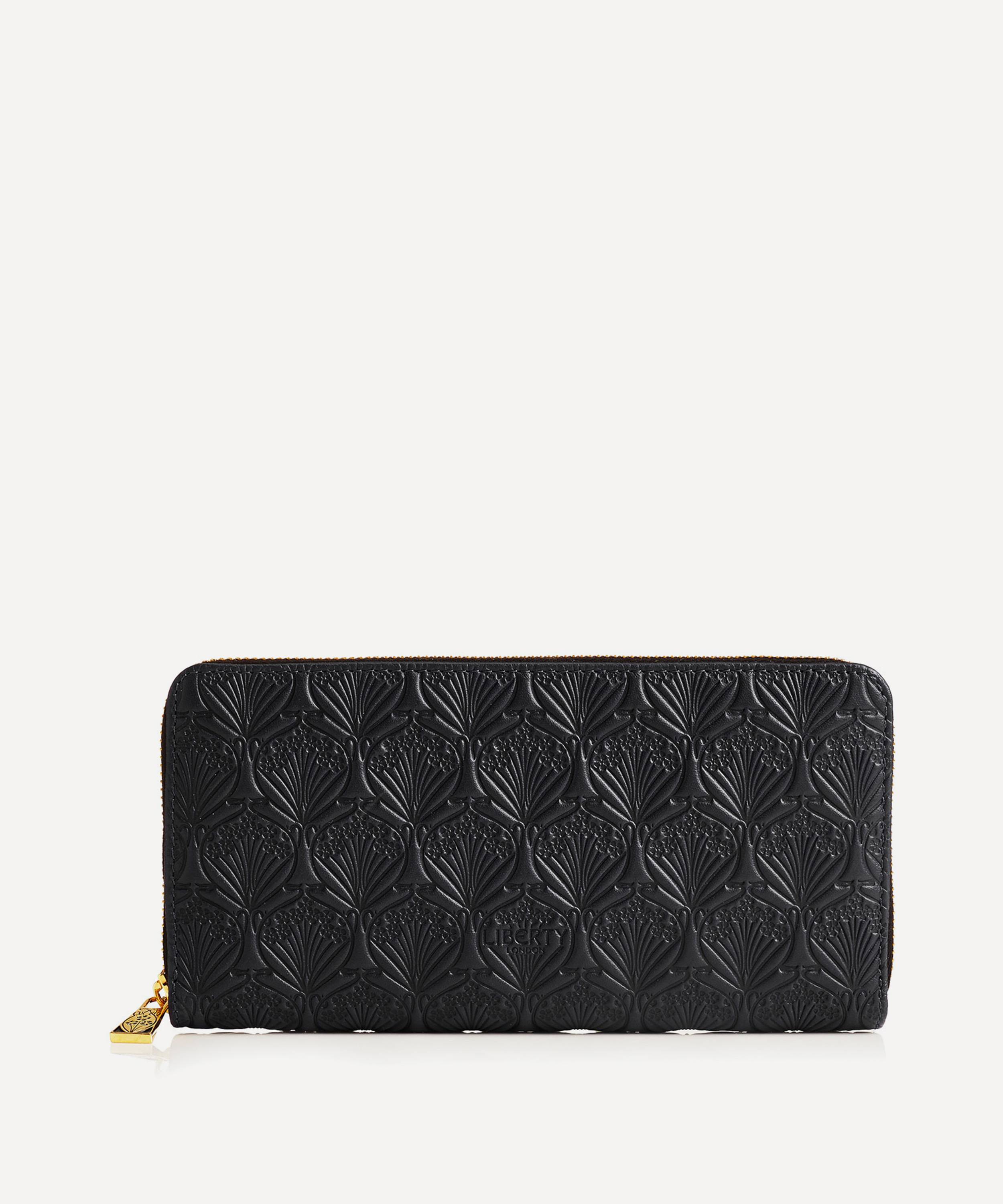 Authentic Louis Vuitton Large Black Zip Around Clutch Wallet