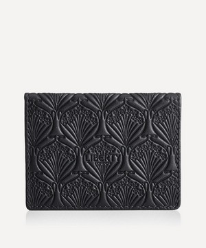 Iphis Embossed Leather Travel Card Holder