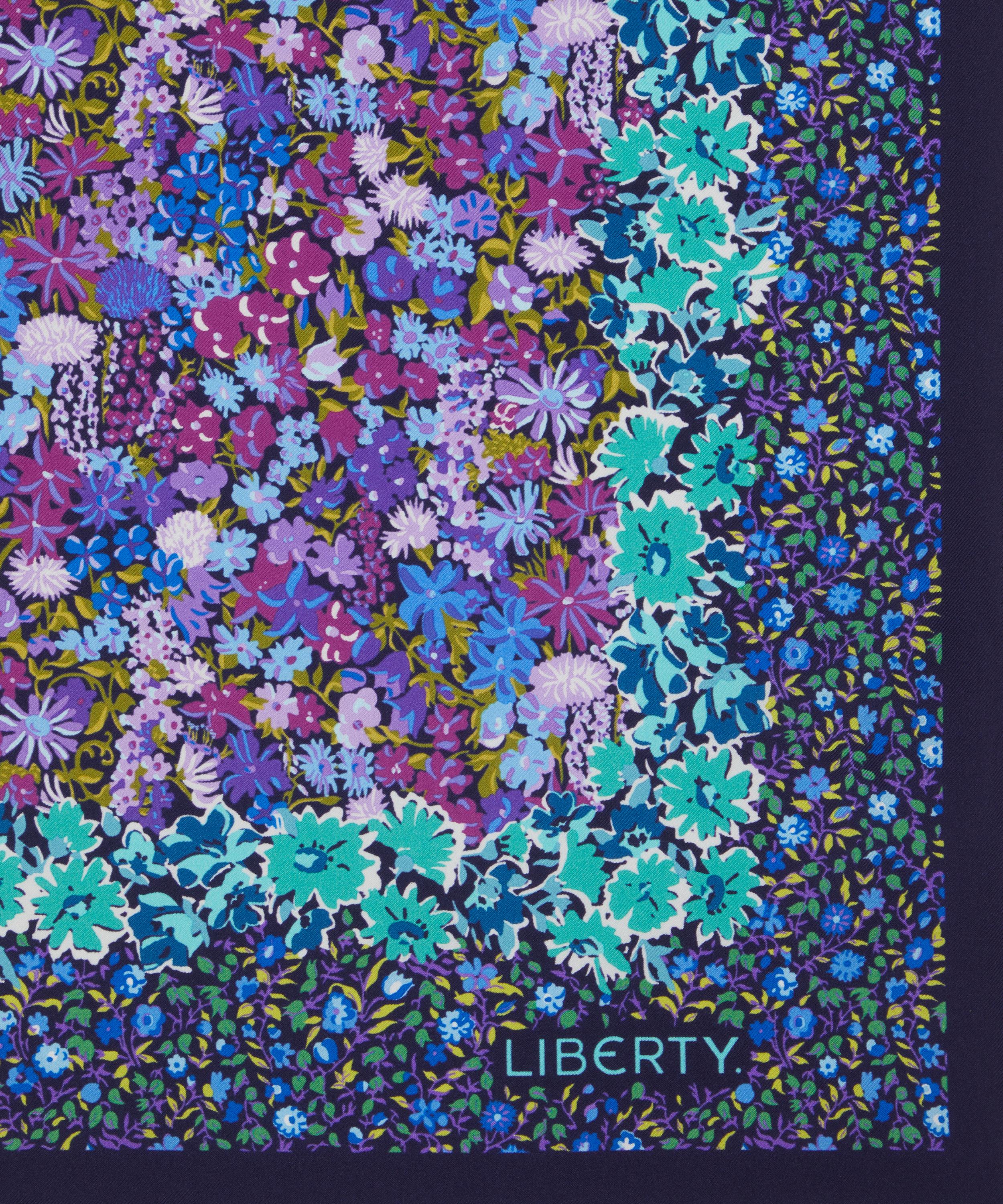Liberty - Floral Medley 45 x 45 Silk Neckerchief image number 3