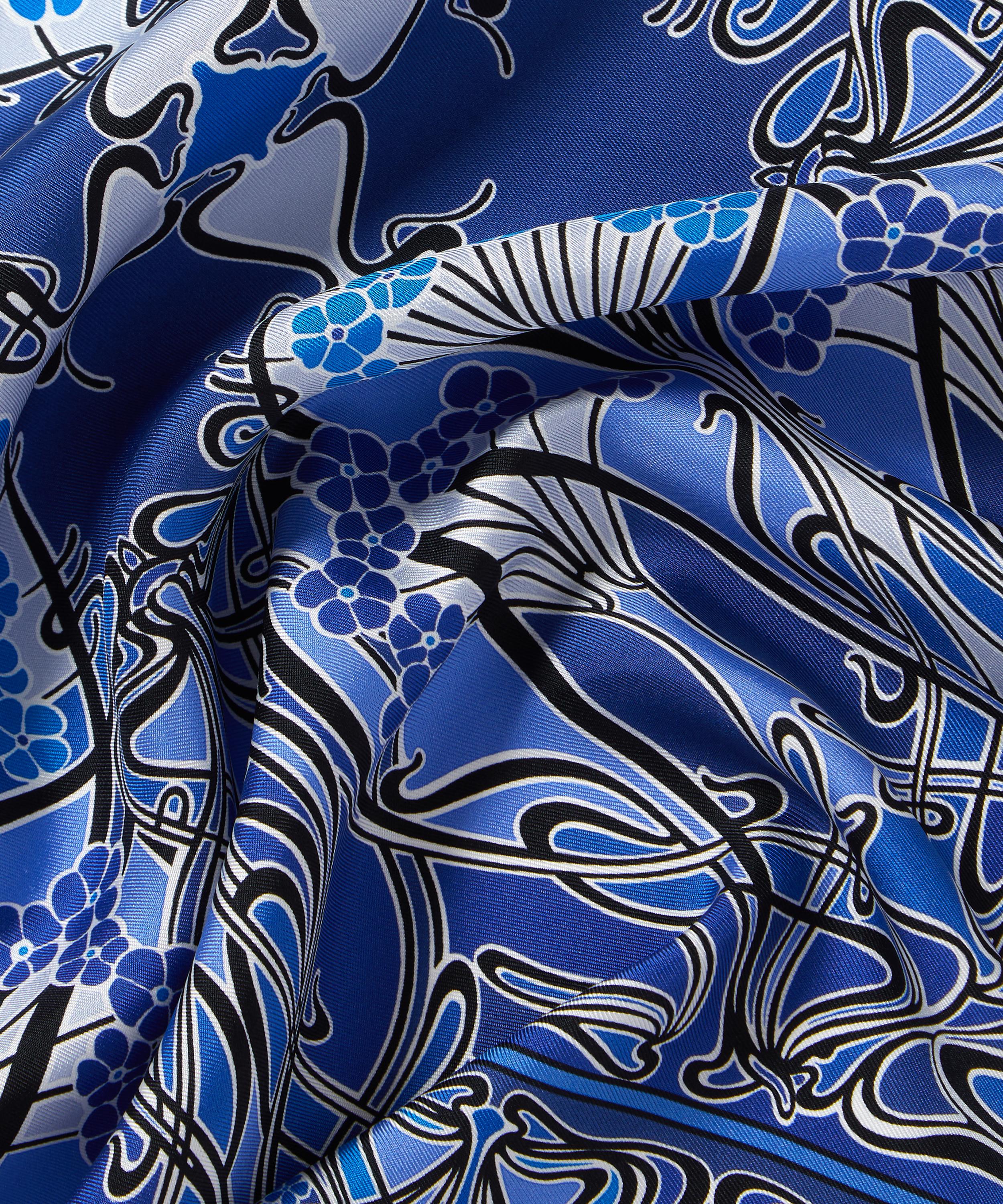 Liberty - Ianthe 70 x 70cm Silk Twill Scarf image number 4