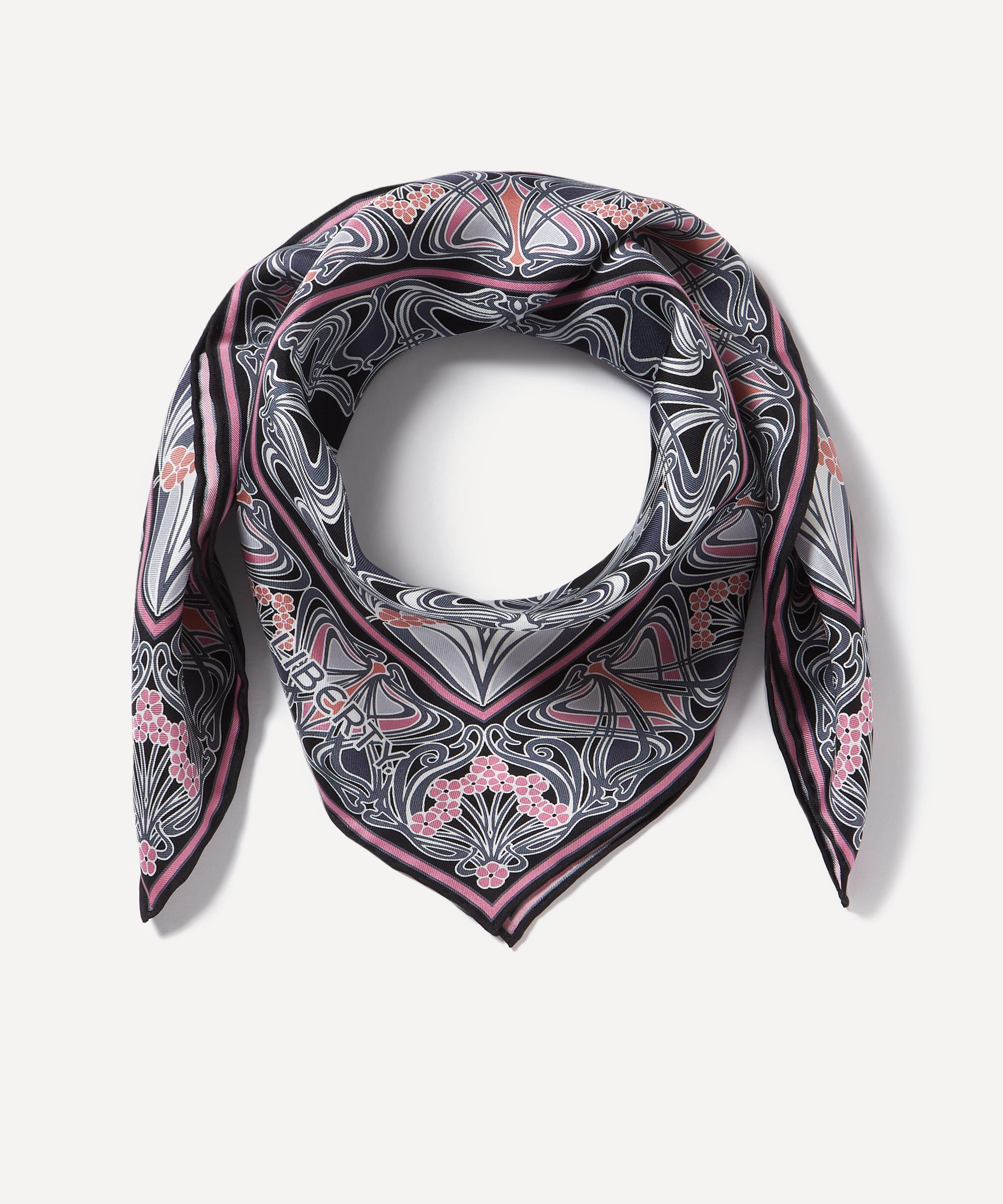 Liberty - Ianthe 70 x 70cm Silk Twill Scarf image number 2