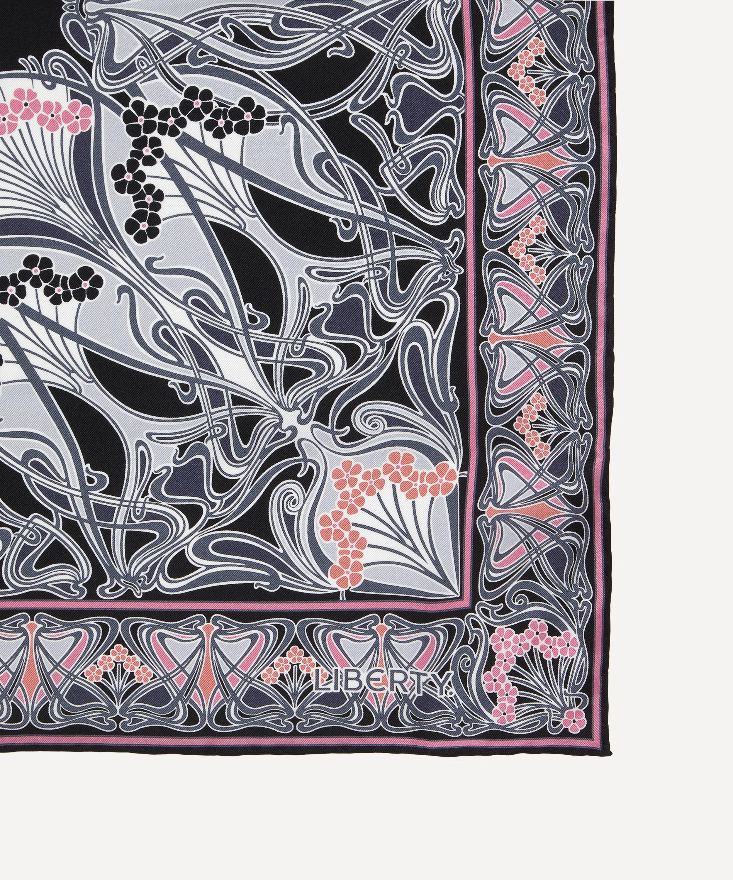 Liberty - Ianthe 70 x 70cm Silk Twill Scarf image number 3