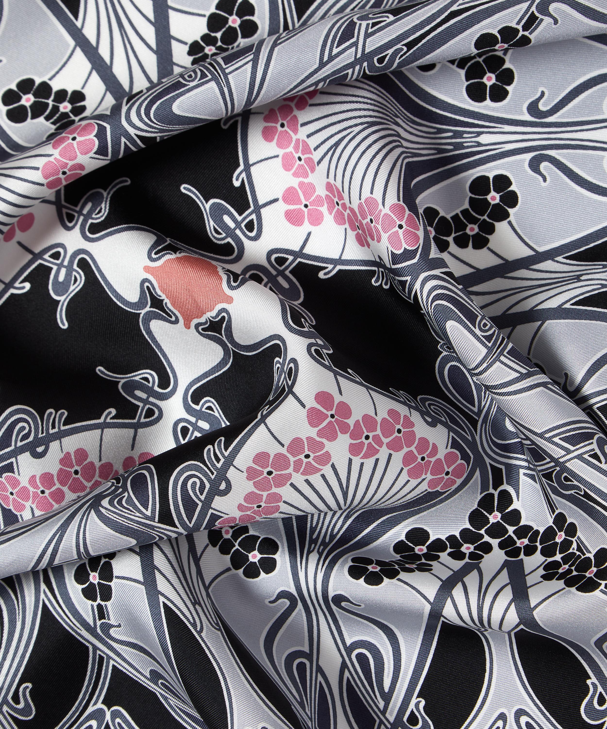 Liberty - Ianthe 70 x 70cm Silk Twill Scarf image number 4