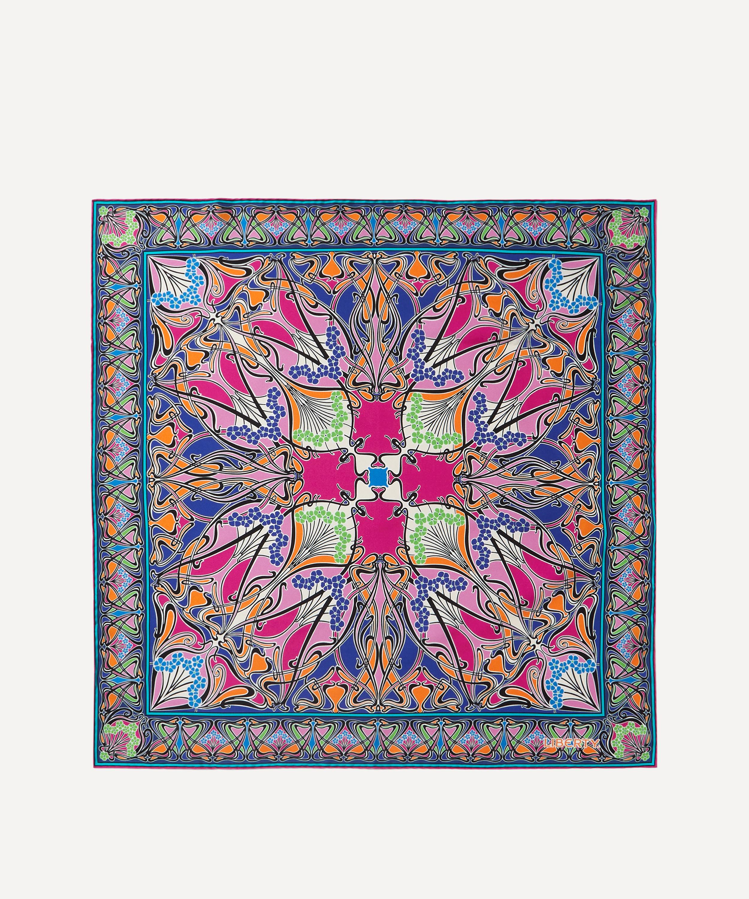 Liberty - Ianthe 70 x 70cm Silk Twill Scarf image number 0