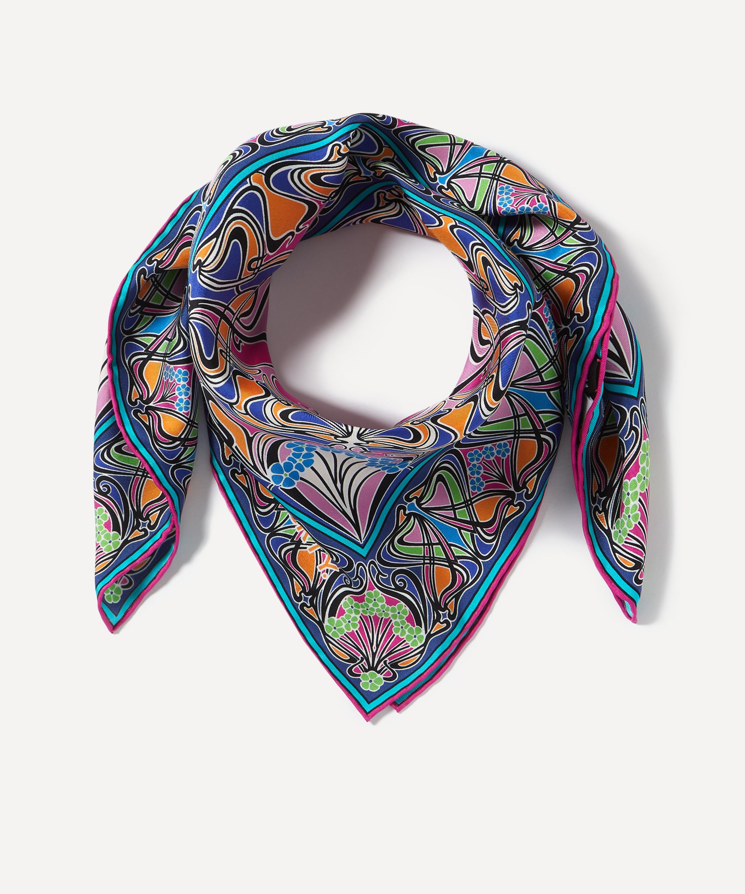 Liberty - Ianthe 70 x 70cm Silk Twill Scarf image number 1