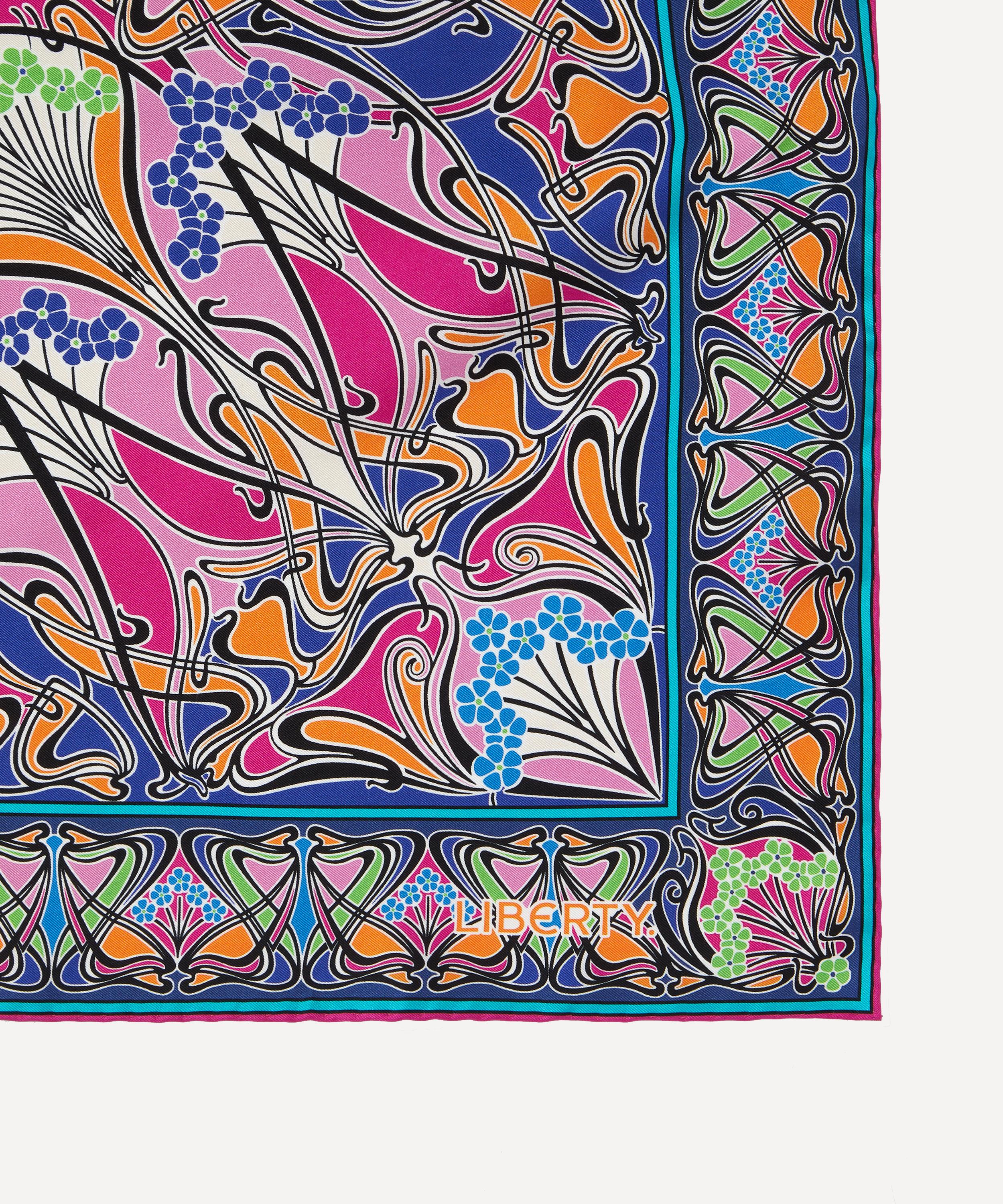 Liberty - Ianthe 70 x 70cm Silk Twill Scarf image number 2