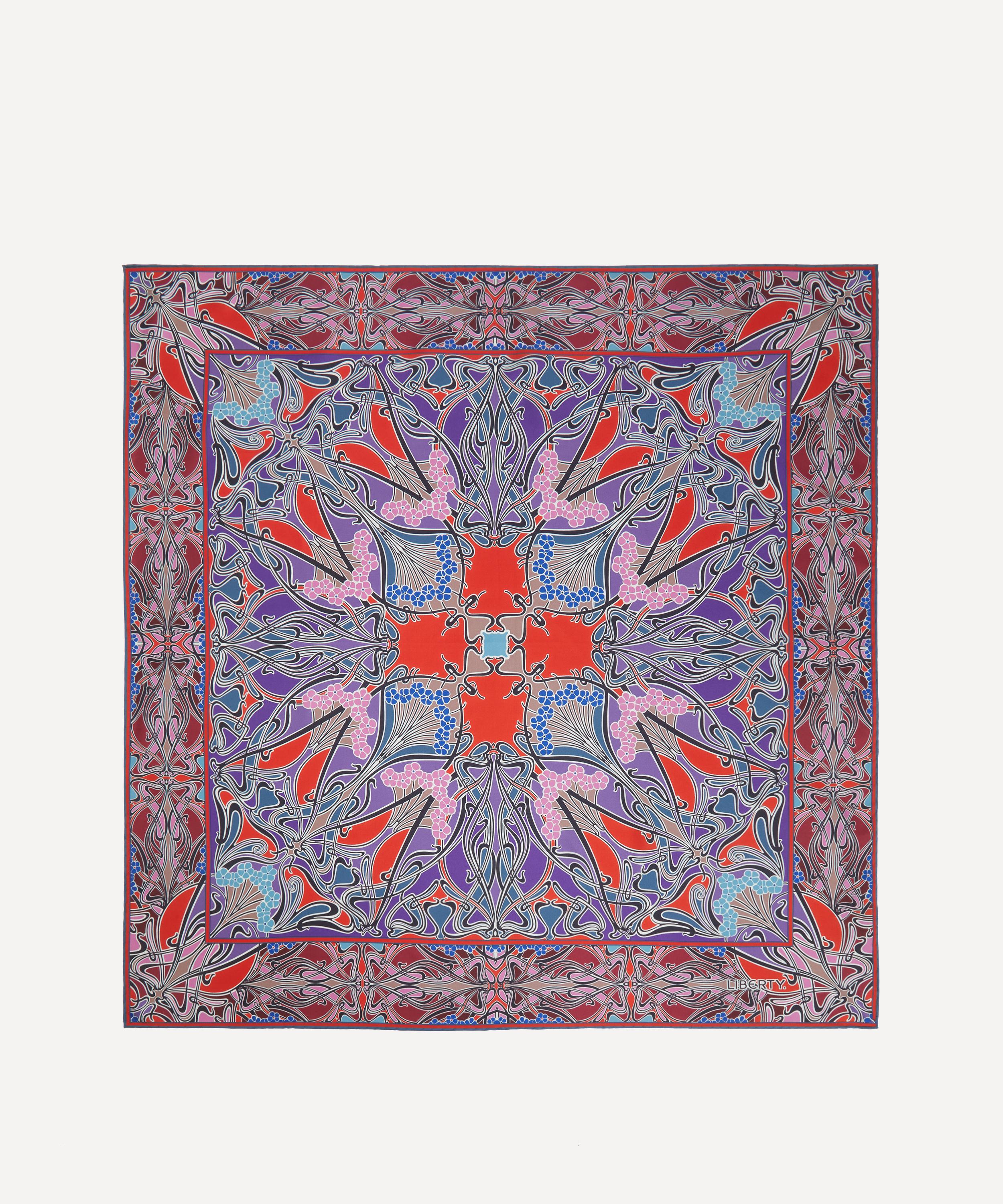 Liberty - Ianthe 90 x 90 Silk Foulard Scarf image number 0