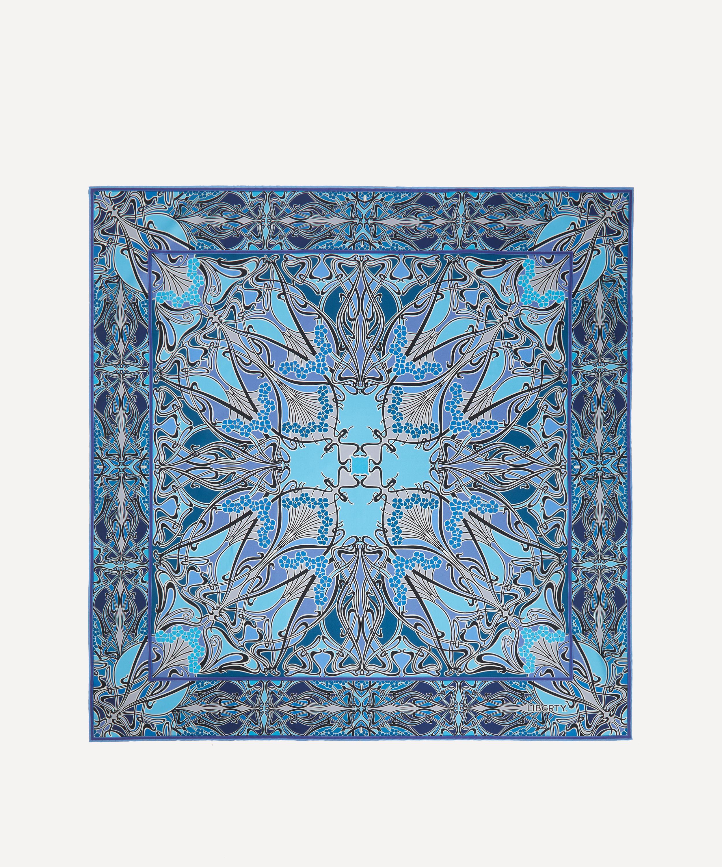 Liberty - Ianthe 90 x 90 Silk Foulard Scarf image number 0