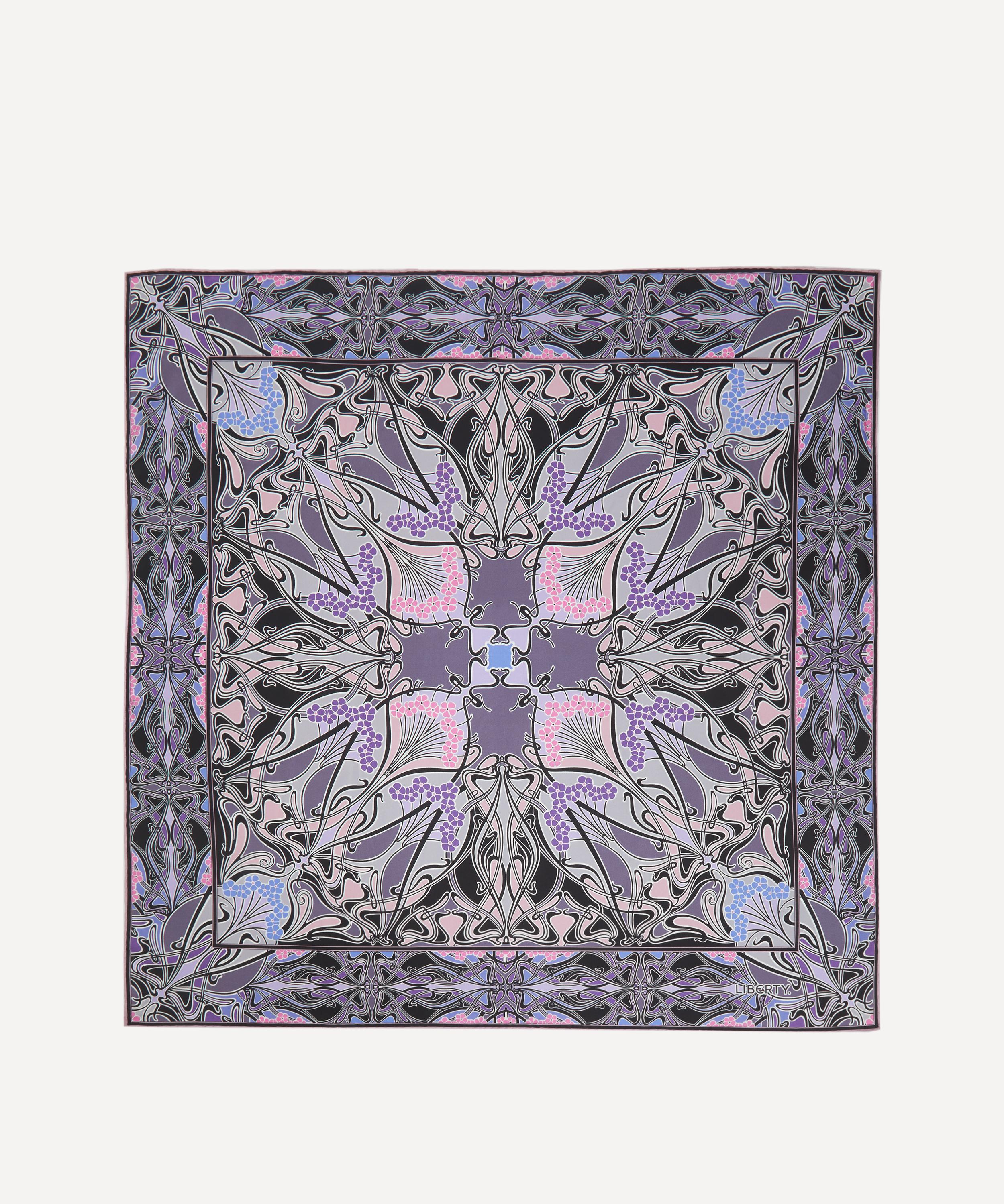 Liberty - Ianthe 90 x 90 Silk Foulard Scarf image number 0