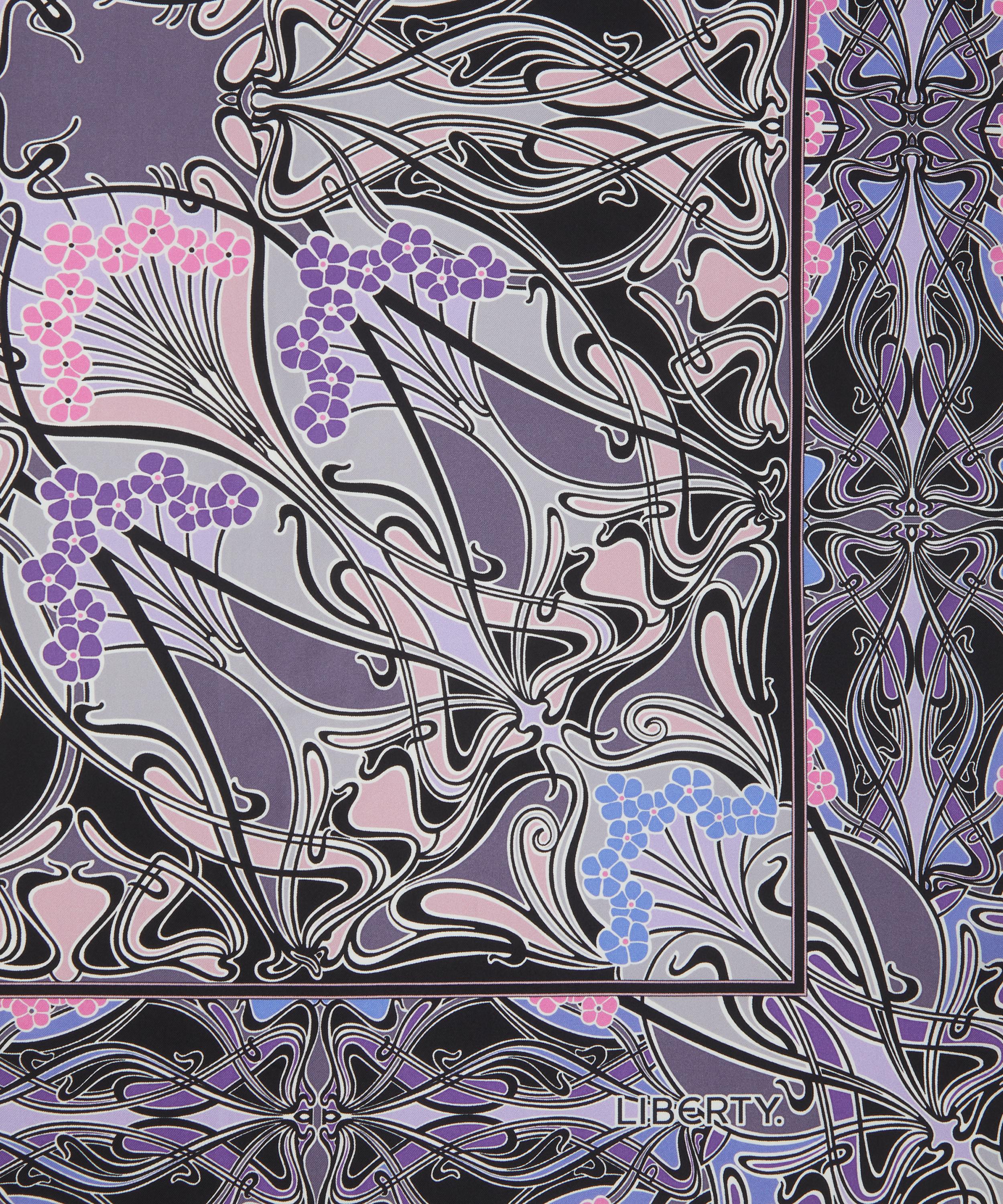 Liberty - Ianthe 90 x 90 Silk Foulard Scarf image number 3