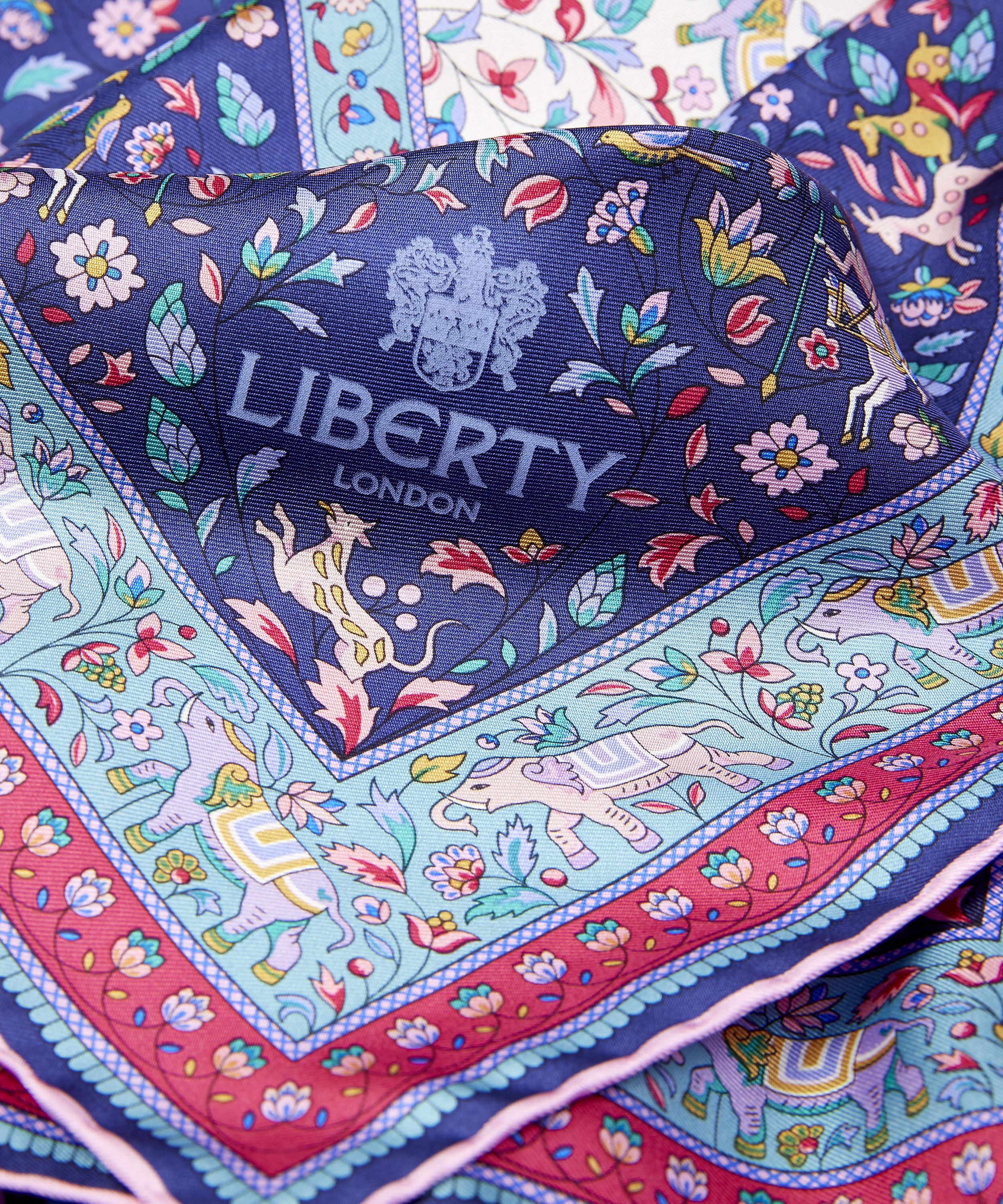 Liberty - Imran 90 x 90 Silk Twill Scarf image number 3
