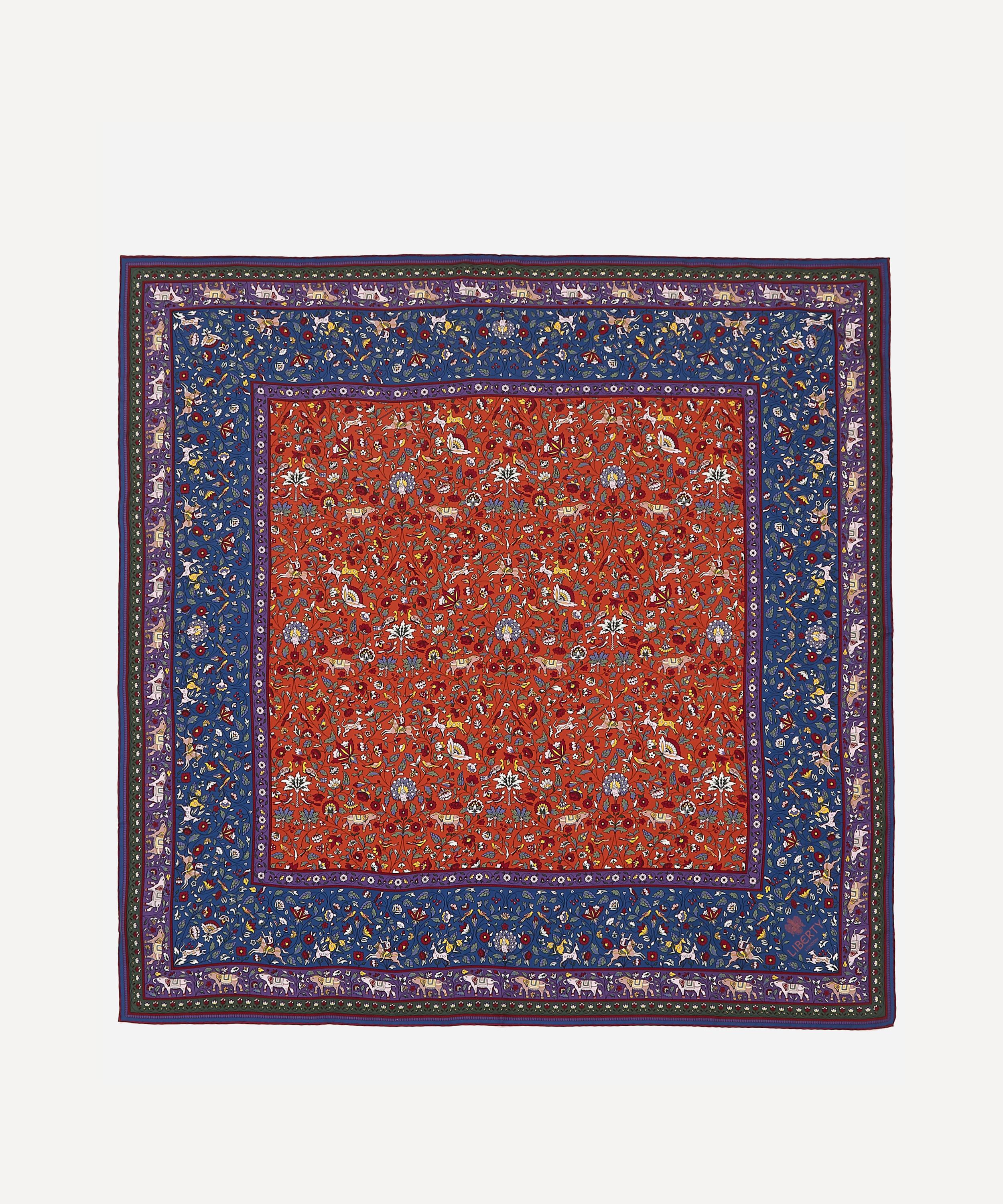 Liberty - Imran 90 x 90 Silk Twill Scarf image number 0